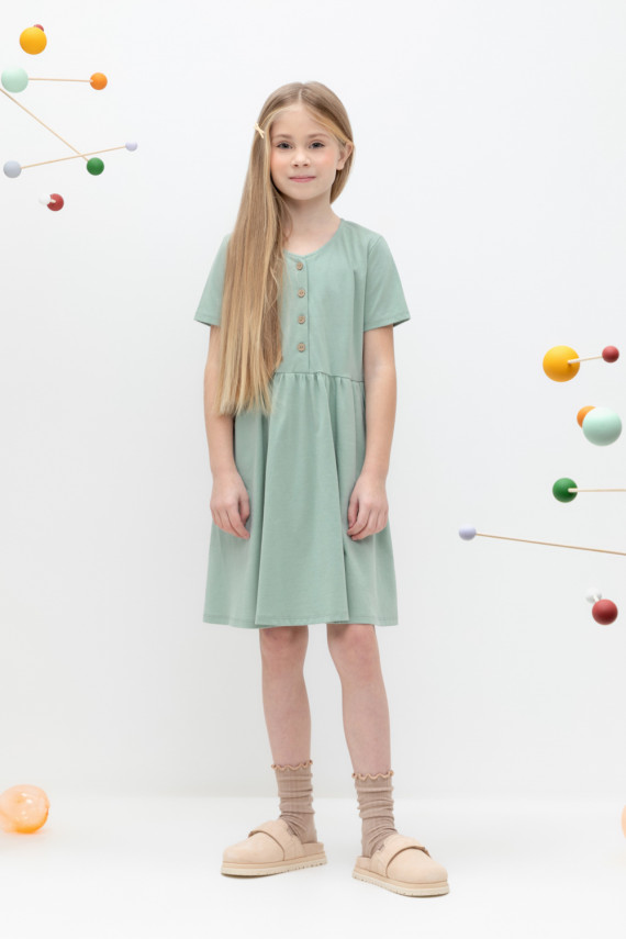 

Платье для девочек CROCKID, КР 5876, цвет - минт, Платье