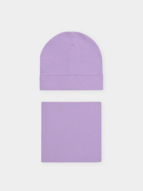 

Шапка для девочек CROCKID, К 8191, цвет - фиолетовый, Шапка