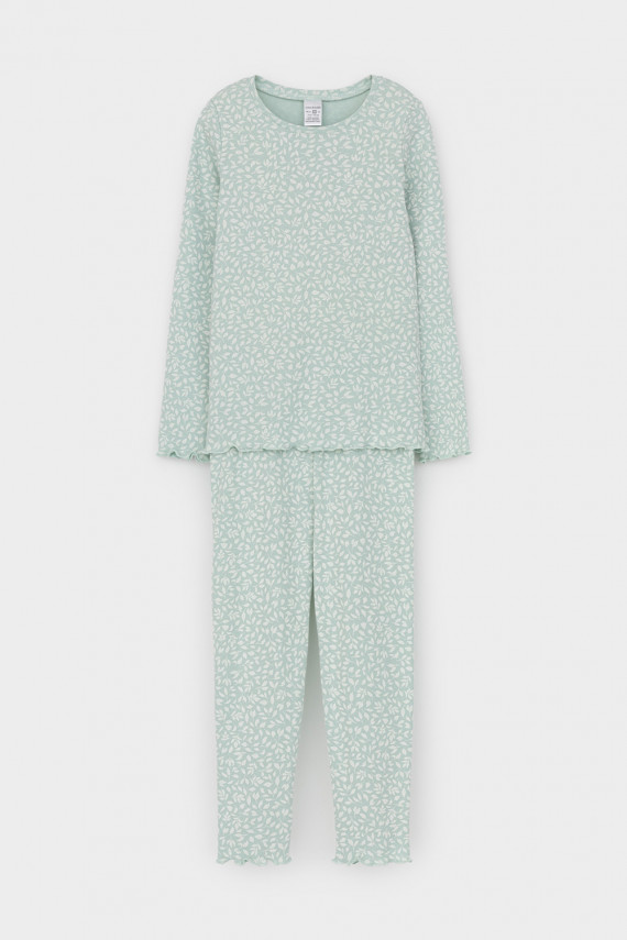 

Пижама для девочек CROCKID, К 1618-1, цвет - голубой, Пижама