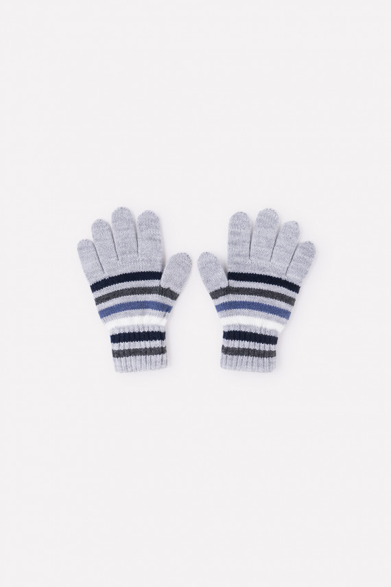 

Перчатки детские из полушерстяной пряжи для мальчиков CROCKID, КВ 10000/24ш, цвет - светло-серый5, Перчатки детские из полушерстяной пряжи