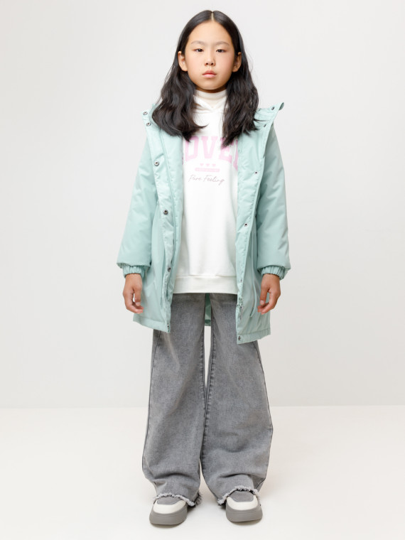 

Пальто для девочек CROCKID, ВК 32171/2 УЗГ, цвет - голубой, Пальто