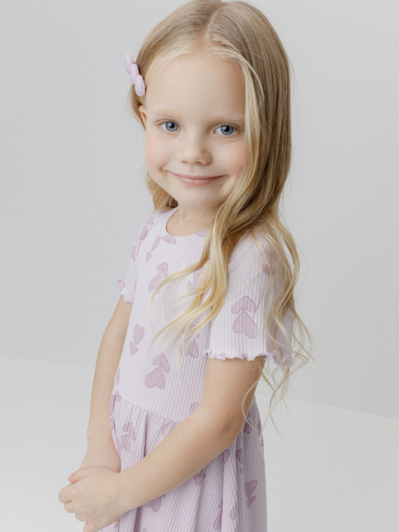 

Платье для девочек CROCKID, КР 5954, цвет - фиолетовый, Платье