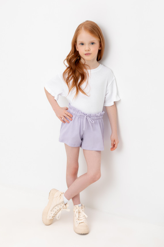 

Шорты для девочек CROCKID, К 400697, цвет - фиолетовый, Шорты