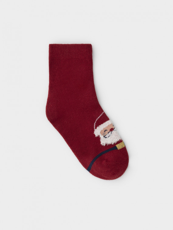 

Носки короткие детские для мальчиков CROCKID, К 9675/4 ФВ, цвет - красный, Носки короткие детские