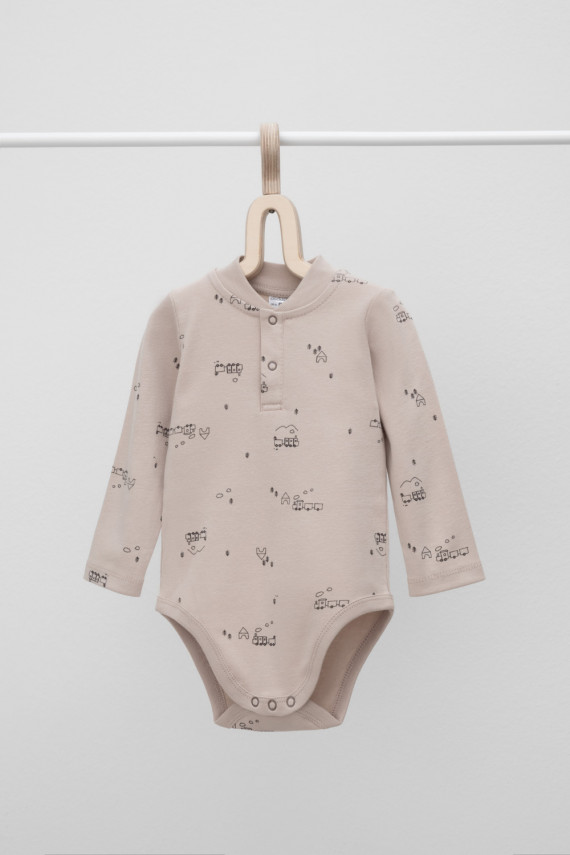 

Боди для новорожденных CROCKID, К 6527, цвет - светло-бежевый, Боди