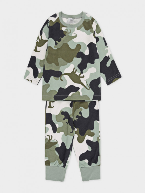 

Пижама для мальчиков CROCKID, К 1561, цвет - бежевый, Пижама