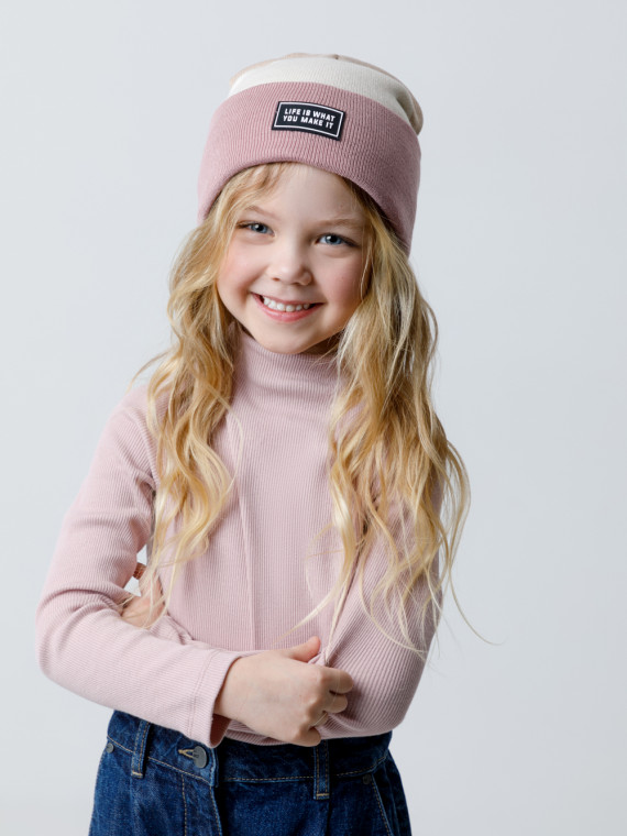 

Шапка для девочек CROCKID, КВ 20426, цвет - розовый, Шапка