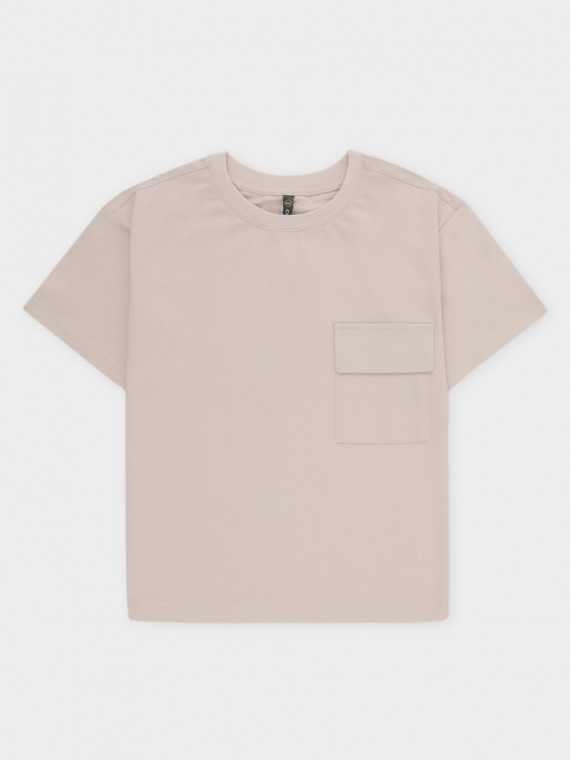 

Футболка для мальчиков CROCKID, К 302591, цвет - бежевый, Футболка