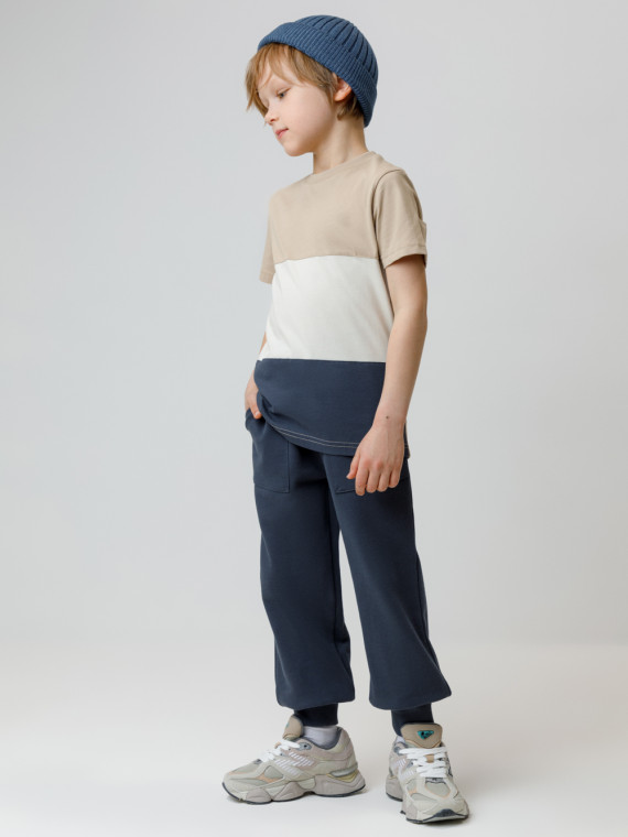 

Брюки для мальчиков CROCKID, КР 400836, цвет - темно-синий, Брюки