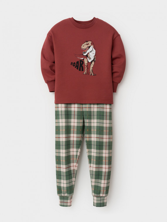 

Пижама для мальчиков CROCKID, К 1567, цвет - оранжевый, Пижама