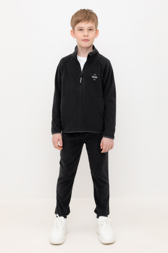 

Брюки для мальчиков CROCKID, ФЛ 40006/5 ГР, цвет - темно-серый, Брюки