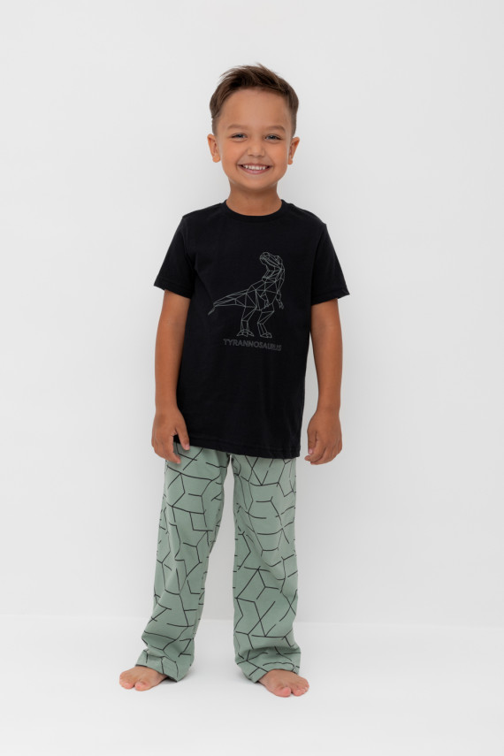 

Пижама для мальчиков CROCKID, К 1599, цвет - черный3, Пижама