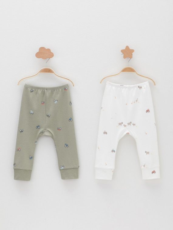 

Брюки для новорожденных CROCKID, К 4718-2уп, цвет - хаки, Брюки