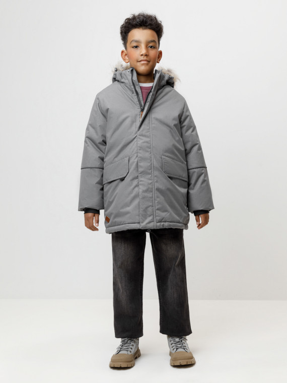 

Куртка с утеплителем нового поколения для мальчиков CROCKID, ВК 36100/3 ГР, цвет - темно-серый, Куртка с утеплителем нового поколения