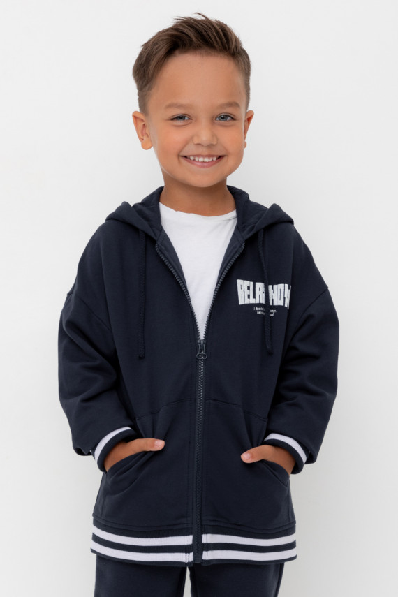 Жакет для мальчиков CROCKID КР 302758 цвет - темно-синий 1199₽