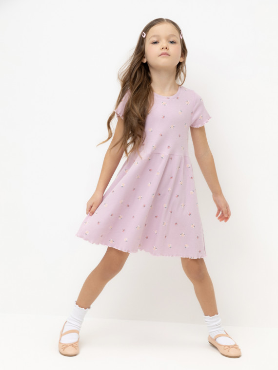 

Платье для девочек CROCKID, К 5793, цвет - розовый, Платье