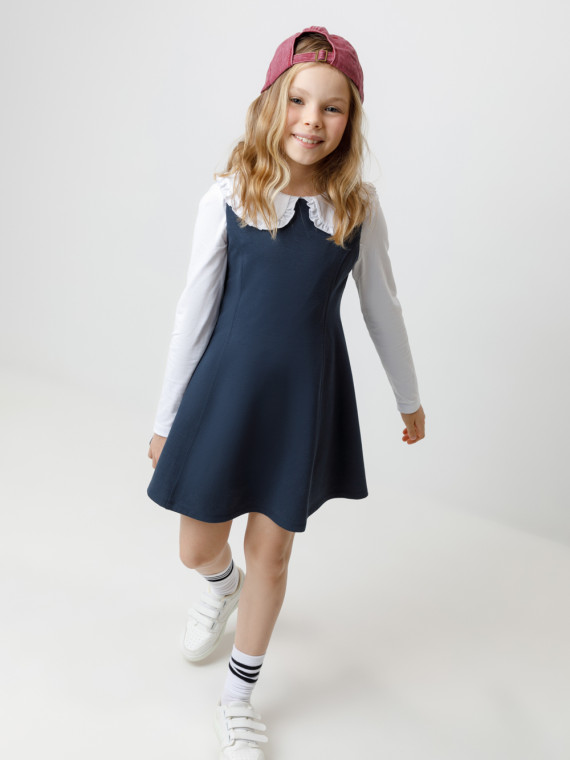 

Сарафан для девочек CROCKID, К 5933, цвет - синий, Сарафан