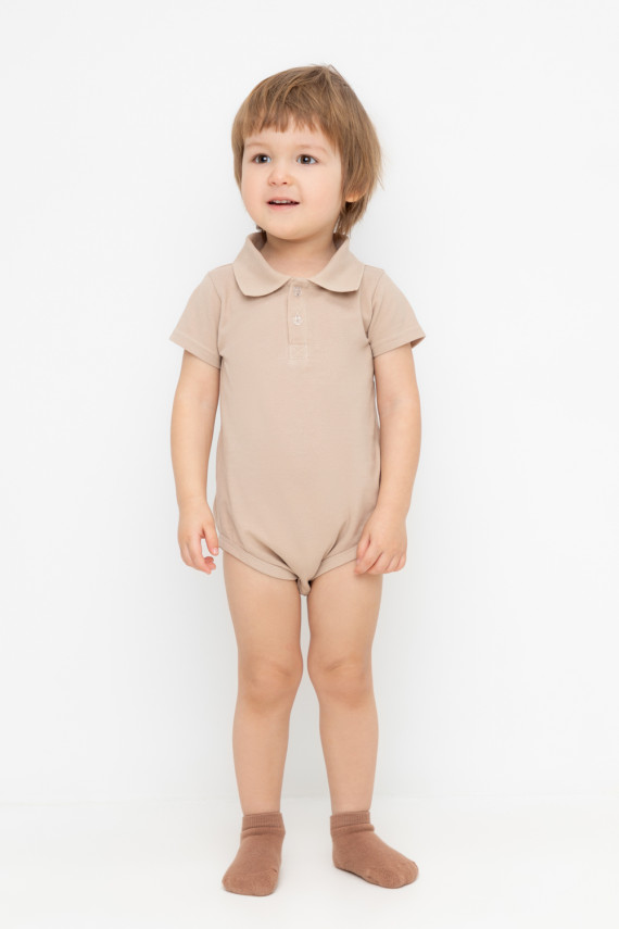 Полукомбинезон для мальчиков CROCKID КР 6464 цвет - бежевый 499₽