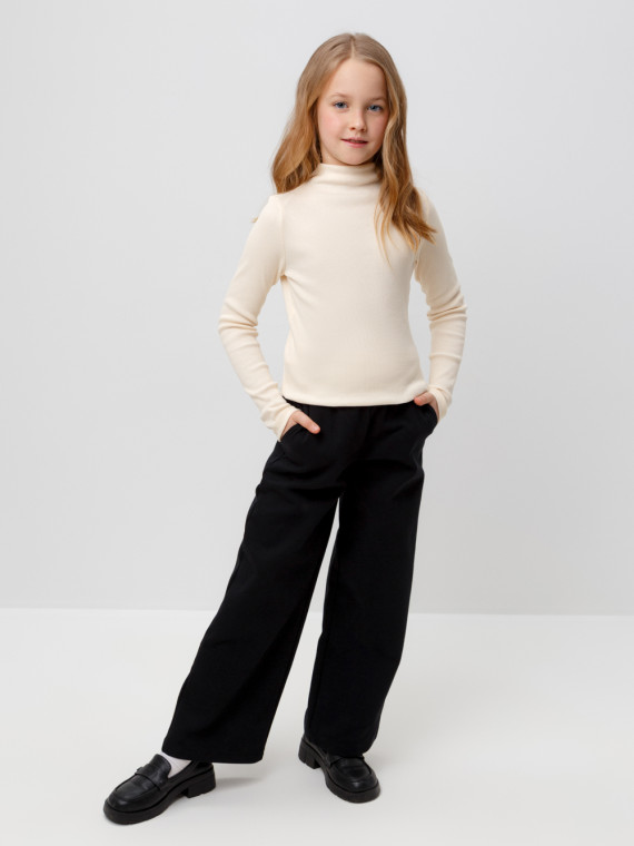 

Водолазка для девочки для девочек CROCKID, КР 302674-1, цвет - голубой, Водолазка для девочки