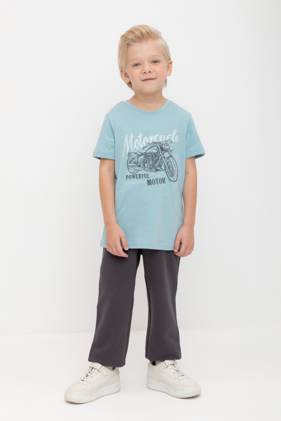 

Брюки для мальчиков CROCKID, КП 400717, цвет - темно-серый, Брюки