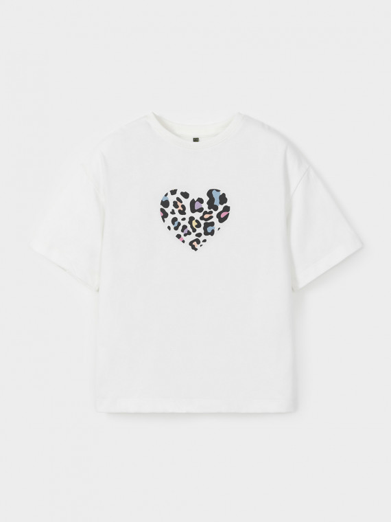 

Футболка для девочек CROCKID, КР 303016-1, цвет - сахар, Футболка