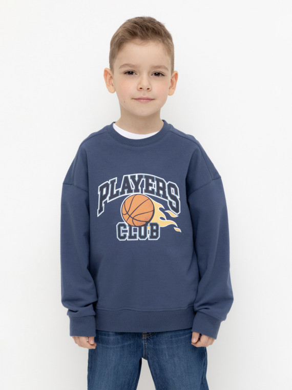 Джемпер для мальчика для мальчиков CROCKID КР 302392 цвет - синий 1399₽