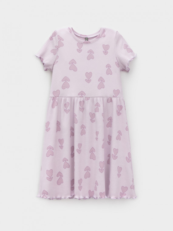 

Платье для девочек CROCKID, КР 5954-1, цвет - фиолетовый, Платье