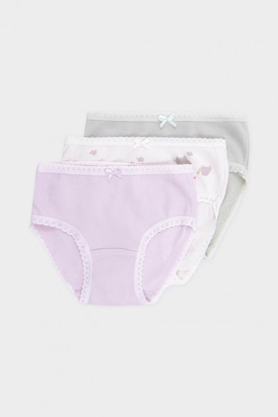 Трусы для девочек CROCKID К 1909-3уп цвет - фиолетовый 799₽