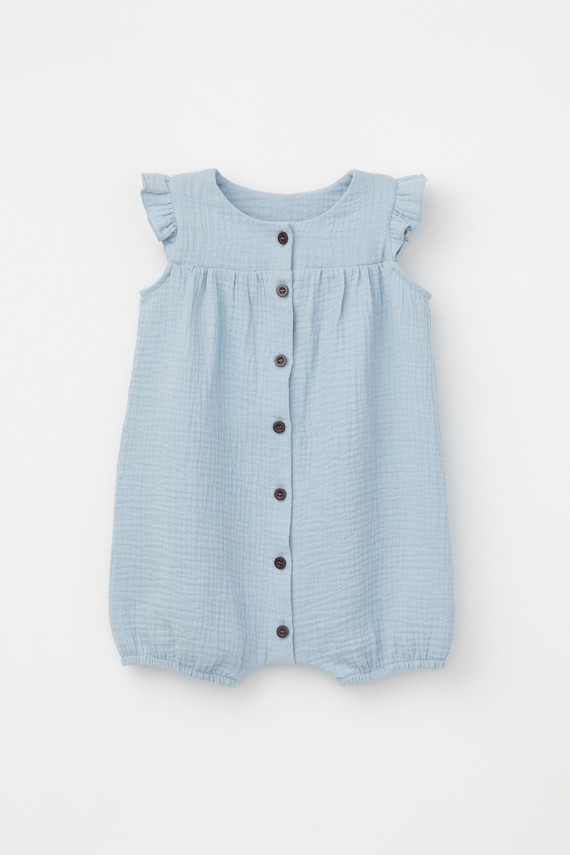 Полукомбинезон для девочек CROCKID ТК 62016 цвет - голубой 1999₽