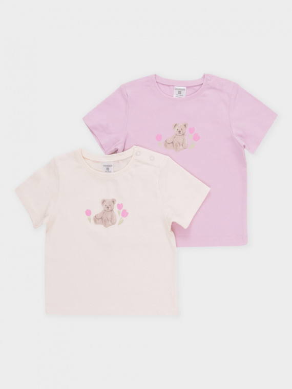 Футболка для новорожденных CROCKID К 302759-2уп цвет - фиолетовый 799₽