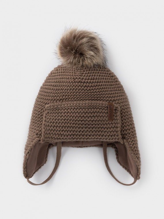 

Шапка для мальчиков CROCKID, КВ 20403/ш, цвет - коричневый, Шапка