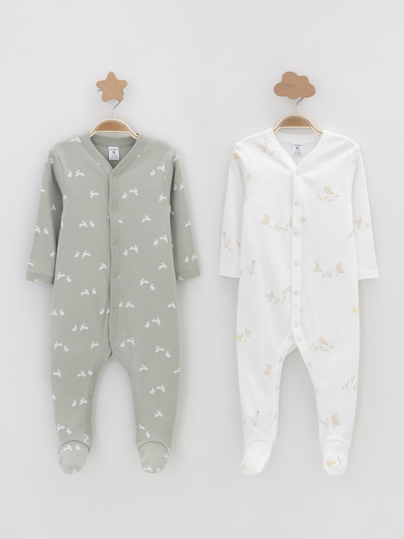 Комбинезон для новорожденных CROCKID К 6025-2уп цвет - хаки 1799₽