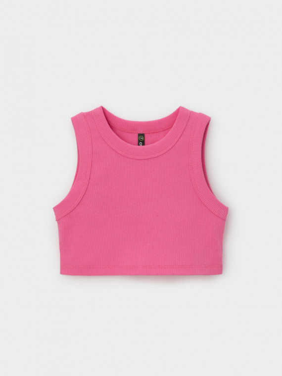 

Футболка для девочек CROCKID, КР 303013, цвет - ярко-розовый, Футболка