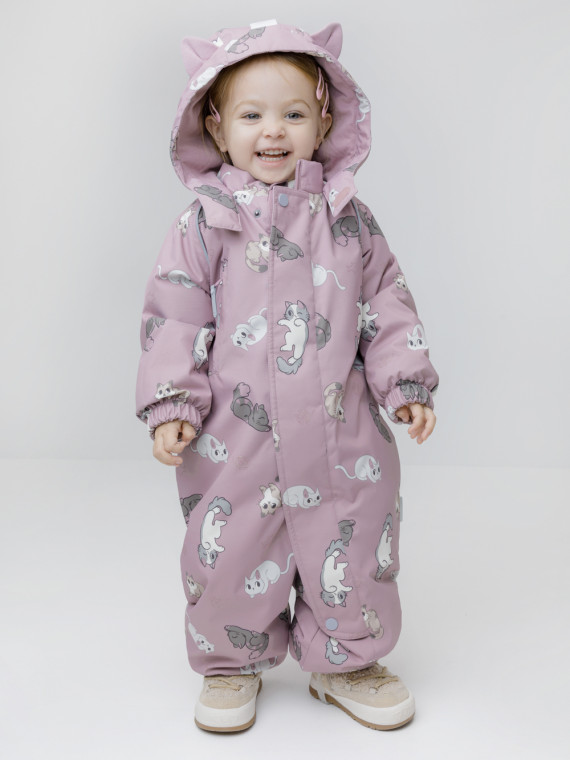 

Комбинезон для девочек CROCKID, ВК 60138/н/1 УЗГ, цвет - розовый, Комбинезон