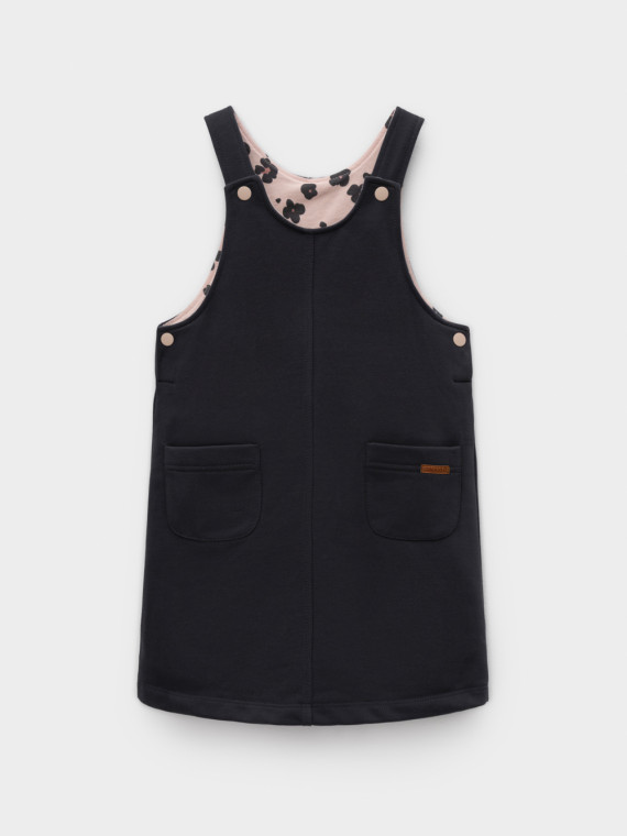 Сарафан для девочек CROCKID КР 5951 цвет - темно-серый 1699₽