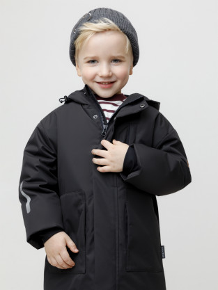 Куртки для мальчика, артикул: ВК 30165/3 ГР (98-128), цвет: темно-серый