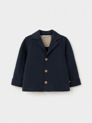 Жакет для мальчика, артикул: КР 302021, цвет: темно-синий