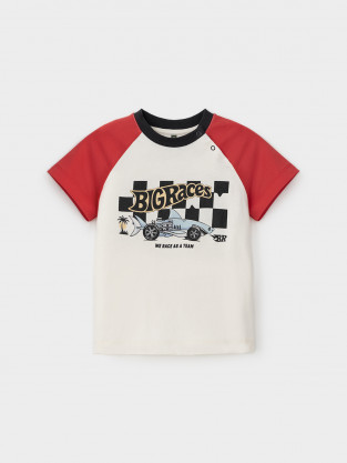 Футболка для мальчика, артикул: КР 303022, цвет: сахар