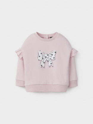Свитшоты для девочки, артикул: КР 303031, цвет: светло-розовый