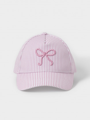 Кепка для девочки, артикул: ТК 80119, цвет: розовый