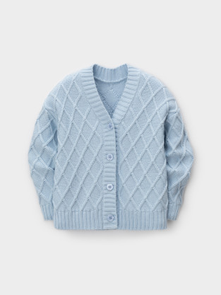 Жакет для девочки, артикул: КВ 30172, цвет: голубой