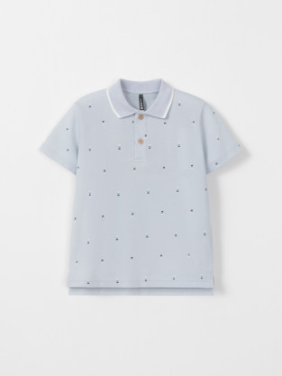 Футболка для мальчика, артикул: КР 302416-1, цвет: голубой