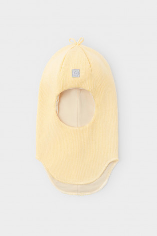 Шапка для девочки, артикул: КВ 20324, цвет: желтый