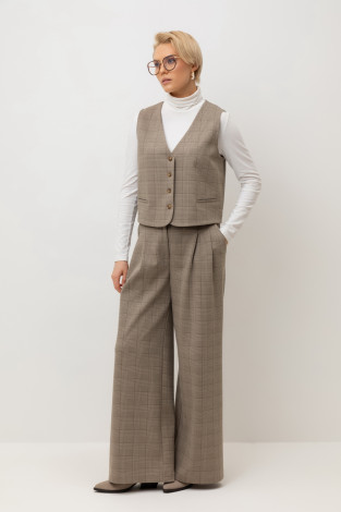 Жилеты женские для мам, артикул: ЕВТ 3340, цвет: бежевый