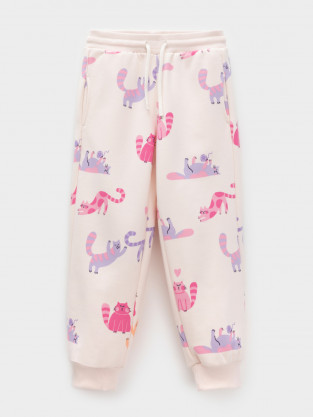 Брюки для девочки, артикул: КР 400902, цвет: сахар