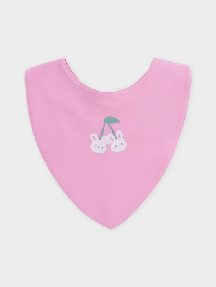 Нагрудник для новорожденных, артикул: К 8519, цвет: светло-розовый