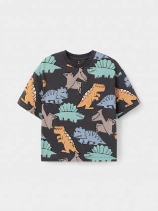 Футболка для мальчика, артикул: КР 302975, цвет: темно-серый