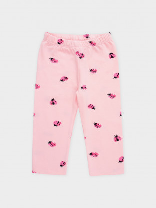 Лосины для девочки, артикул: КР 4321, цвет: светло-розовый