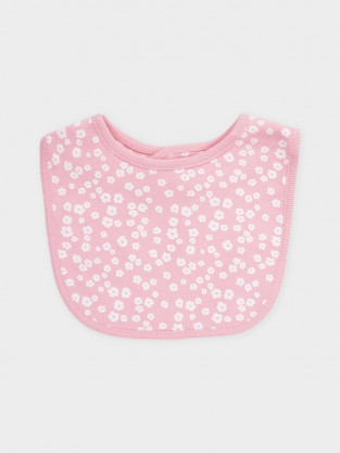 Нагрудник для новорожденных, артикул: К 8526, цвет: розовый