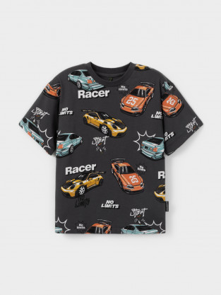 Футболка для мальчика, артикул: КР 302979, цвет: темно-серый